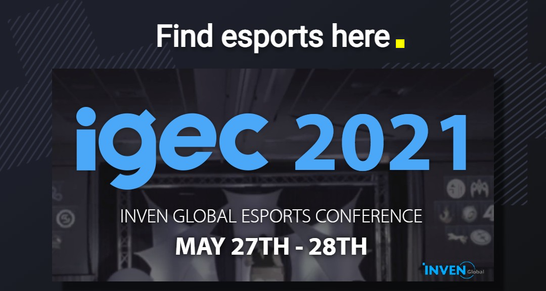 Igec 2021 Tickets And Esports Industry Passes Are Now Available Inven Global