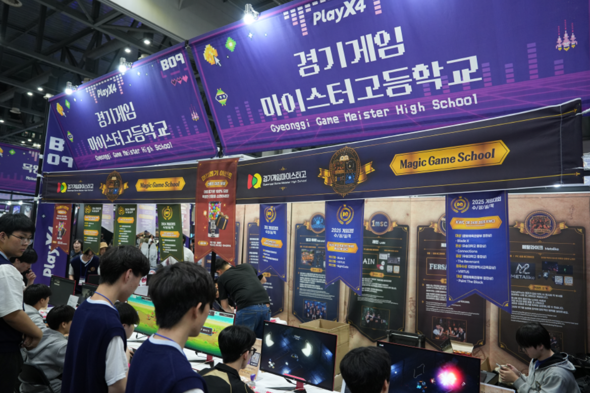 Gyeonggi Game Meister High School Receives Acclaim for Student-Developed Games at ‘PlayX4 2026’