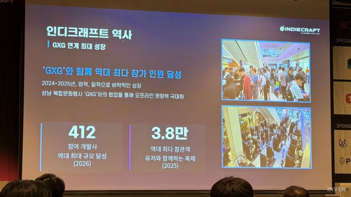 K-인디 도약의 무대: 인디크래프트와 GXG2026의 만남