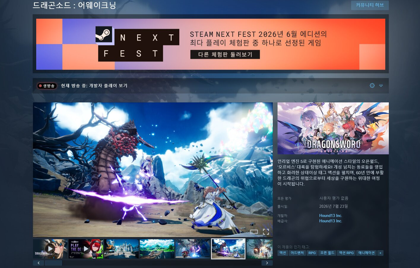 드래곤소드 : 어웨이크닝 DragonSword : Awakening