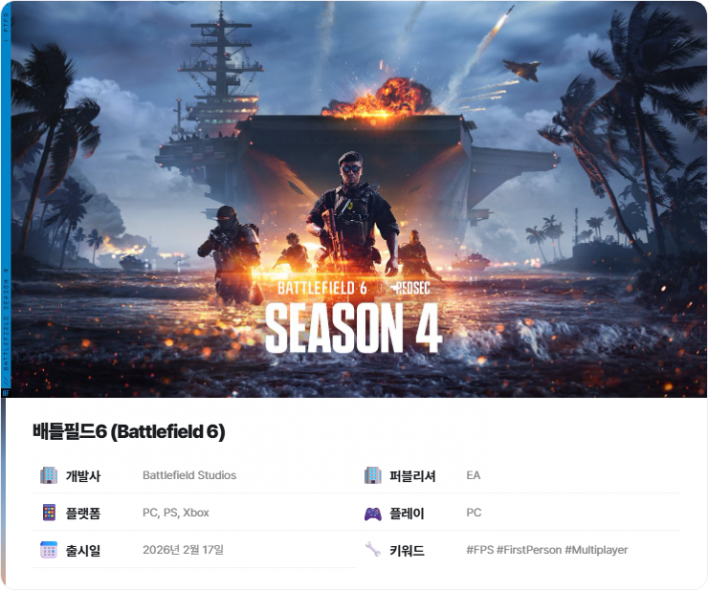 배틀필드6 BATTLEFIELD 6