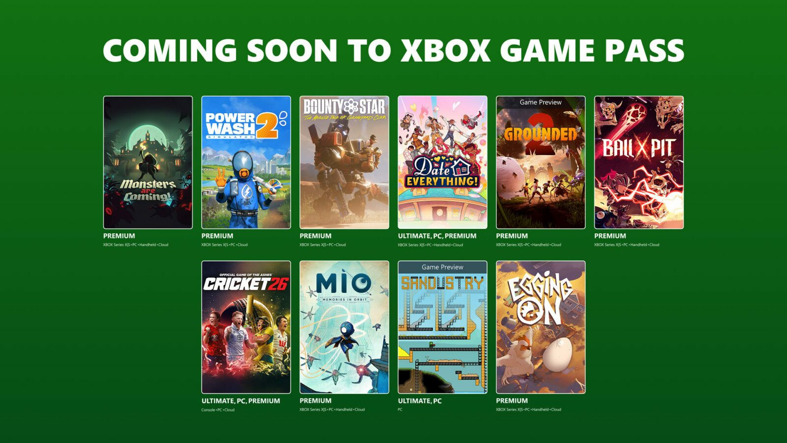 XBOX 게임패스 8월 1차 라인업 공개... '비스트 오브 리인카네이션' 즉시 합류