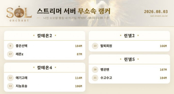 솔: 인챈트 SOL: enchant
