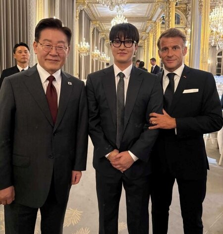 '전띵' 전상현, 이재명 대통령 프랑스 국빈방문 만찬 참석