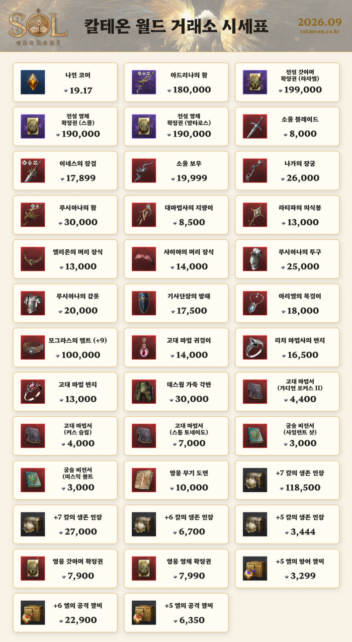 솔: 인챈트 SOL: enchant