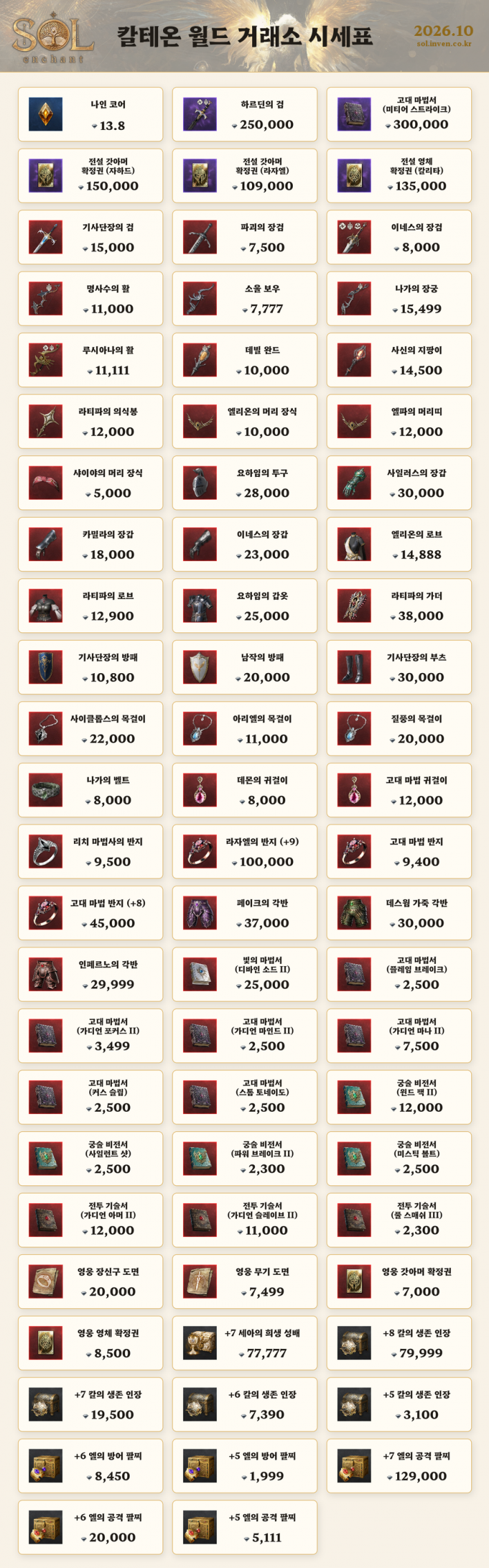 솔: 인챈트 SOL: enchant