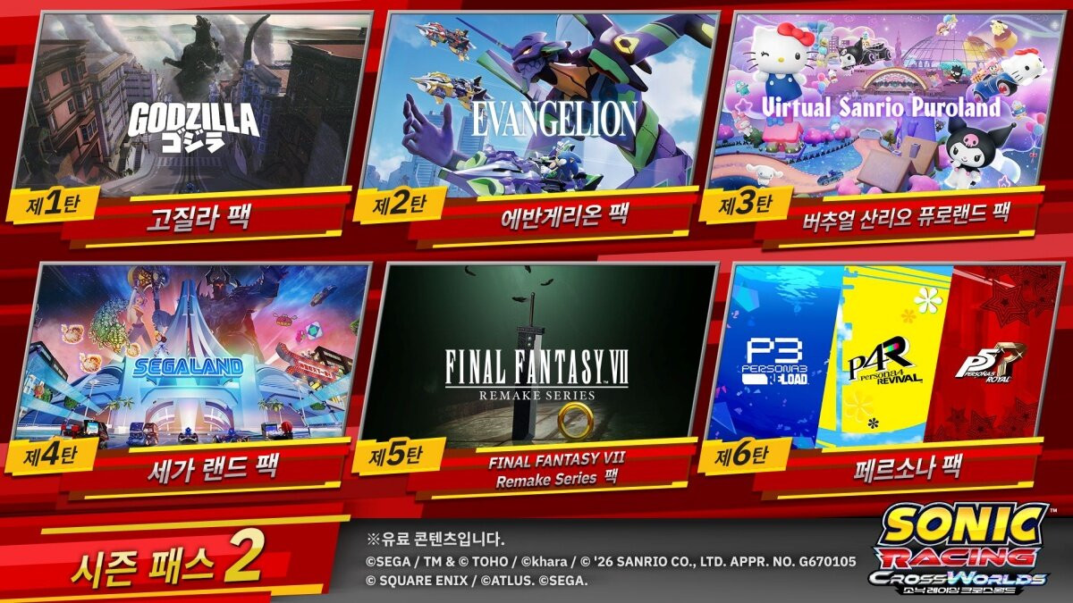 소닉 레이싱 크로스월드 Sonic Racing CrossWorlds