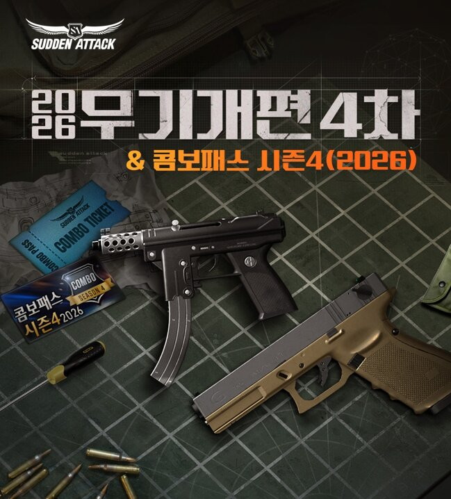 넥슨, 서든어택 보조무기 6종 성능 조정