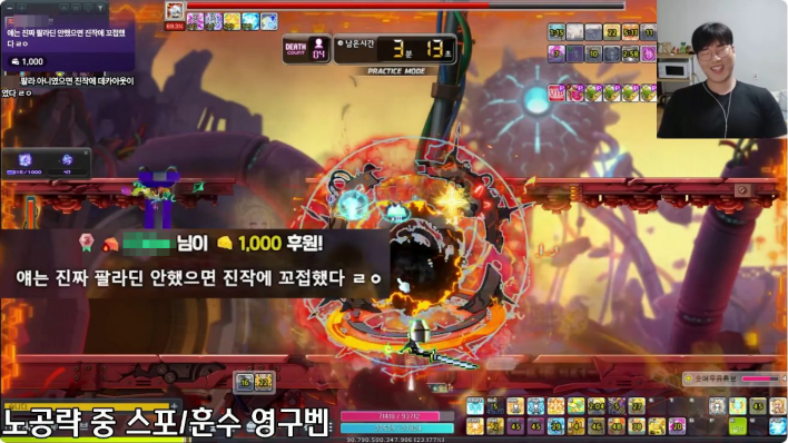 숫여우 메이플스토리 영상 캡처