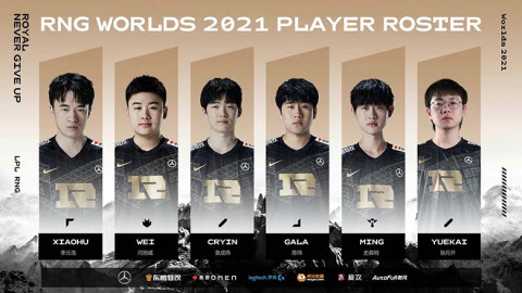 RNG Worlds 2021 roster announced, head coach Tabe to communicate with the team online due to visa issues