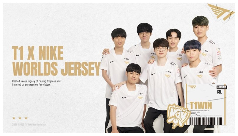 T1 announces their 2021 Worlds jerseys - Inven Global