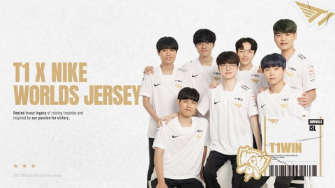 (LoL ゲーム) T1 WORLDS CHAMPIONS UNIFORM T1 Wins The 'League Of Legends' World Championship For A