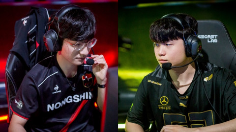 Gen.G and Nongshim RedForce swap Bdd and Peanut