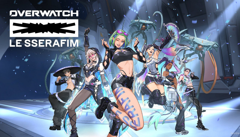 Overwatch x LE SSERAFIM collaboration artwork revealed - Inven Global