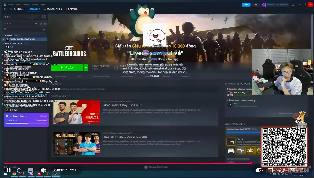 Vietnamese Player Awaiting Disciplinary Action Deletes PUBG Live on Stream